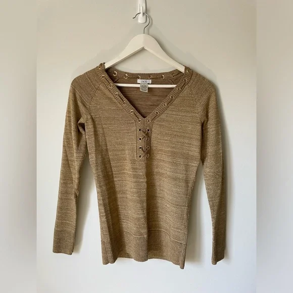 Vintage Cache Metallic Top - Picture 1 of 3